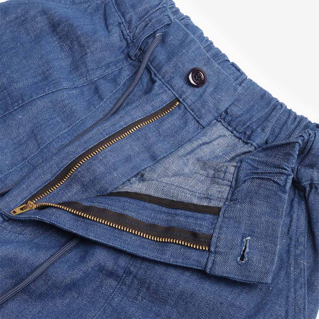FrizmWORKS Denim Balloon Pant, Blue, Detail Shot 4