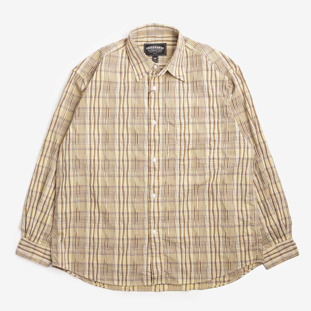 FrizmWORKS Gathered Check Shirt