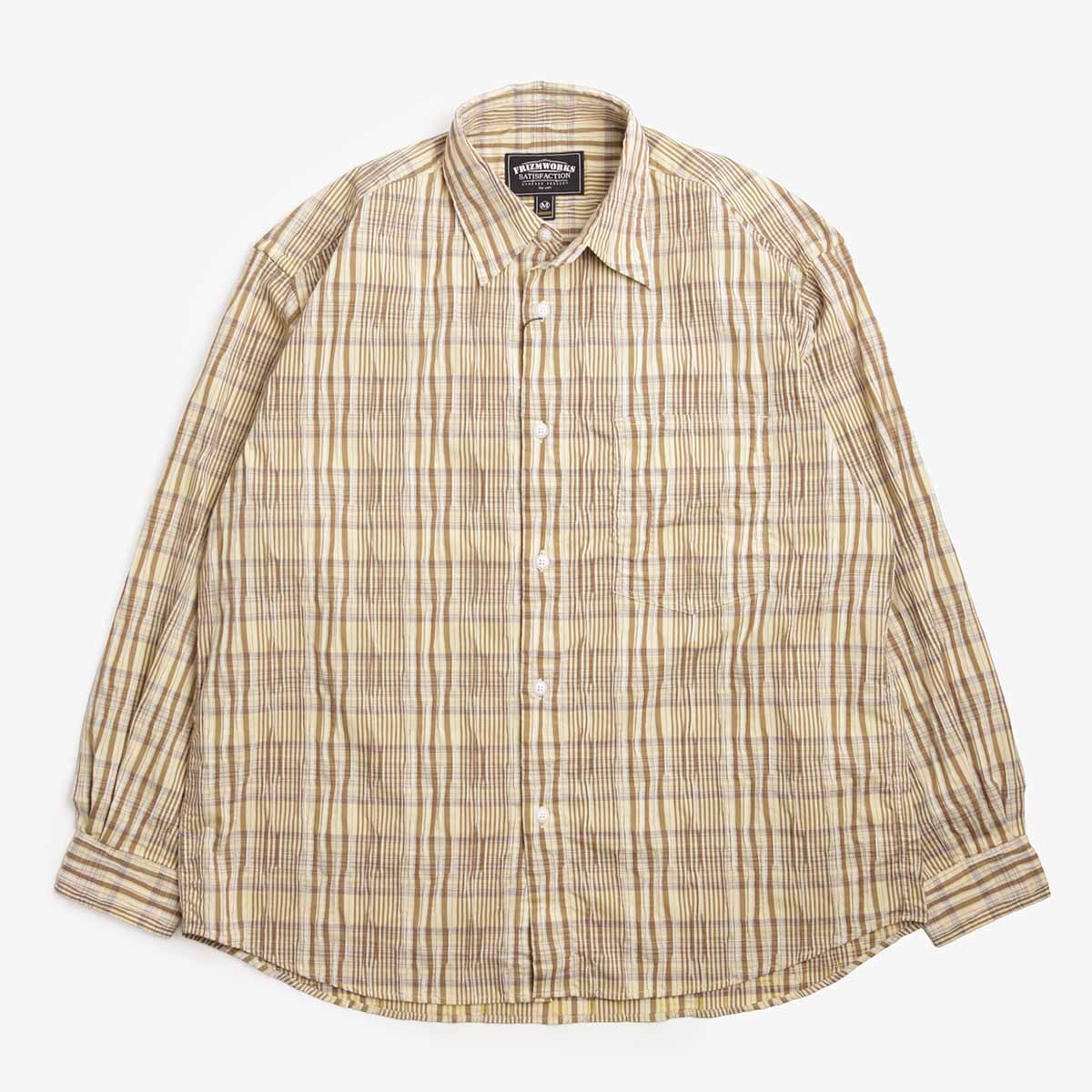 FrizmWORKS Gathered Check Shirt
