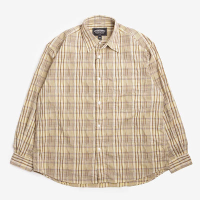 FrizmWORKS Gathered Check Shirt