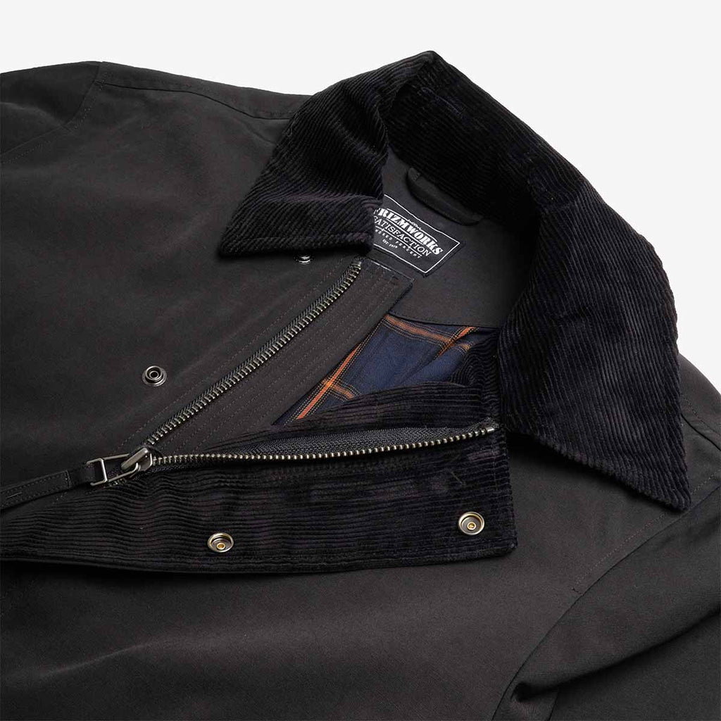Zip front and check lining detail, FrizmWORKS Hunting Jacket