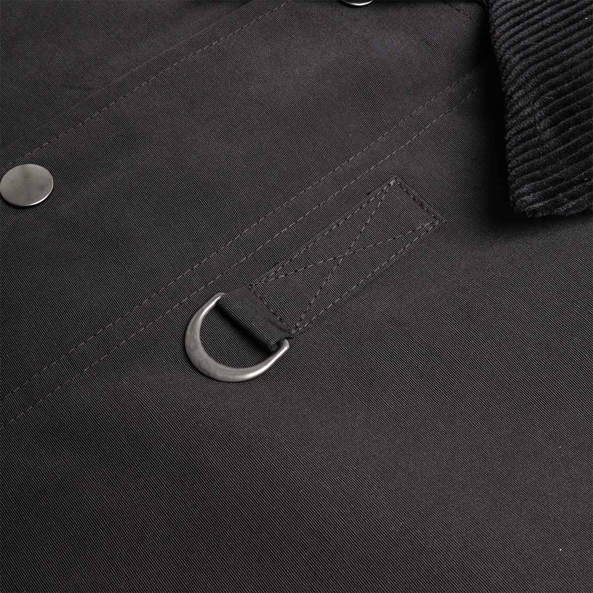 Metal D-ring and snap fastening detail, FrizmWORKS Hunting Jacket