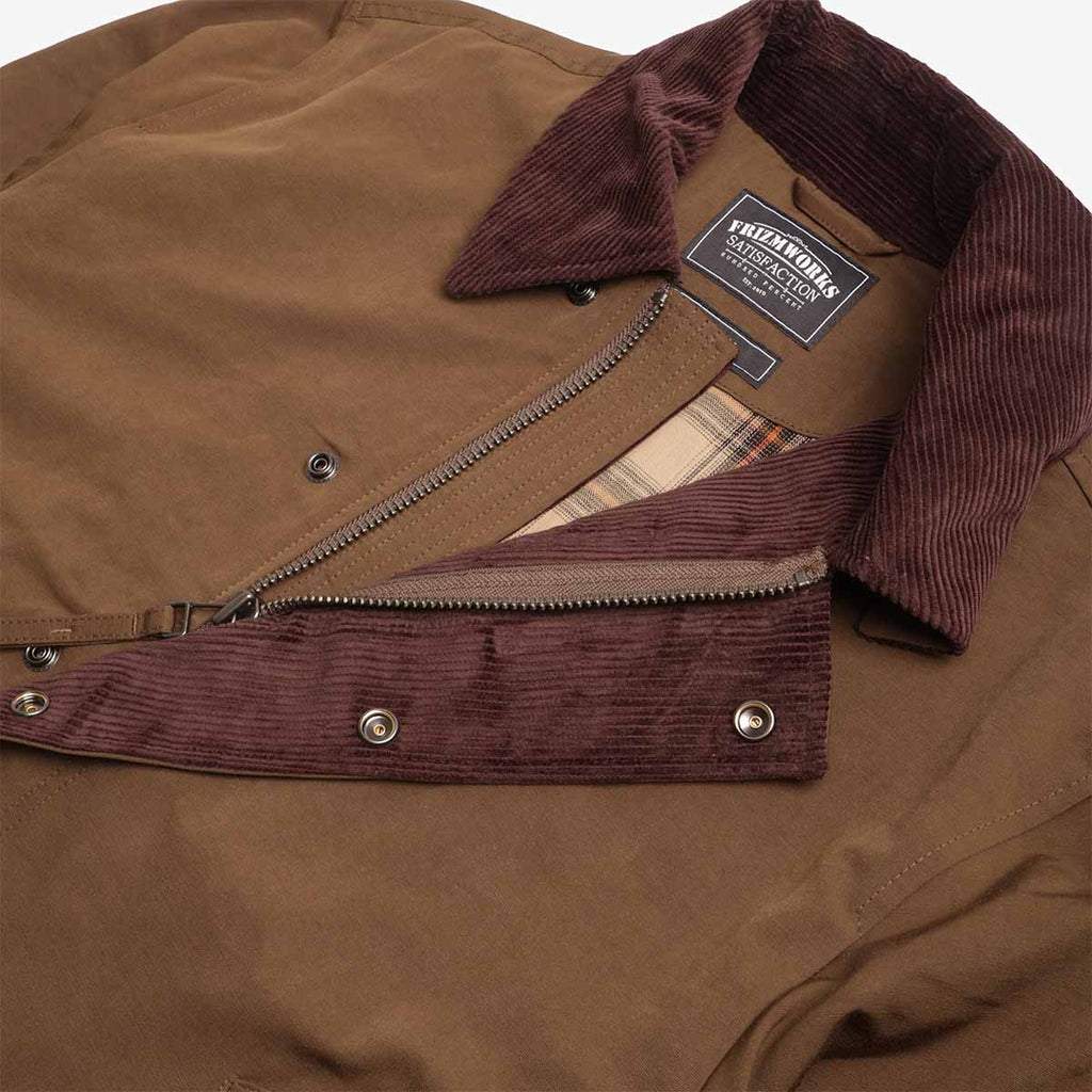 FrizmWORKS Heritage Hunting Jacket, Brown, Detail Shot 4