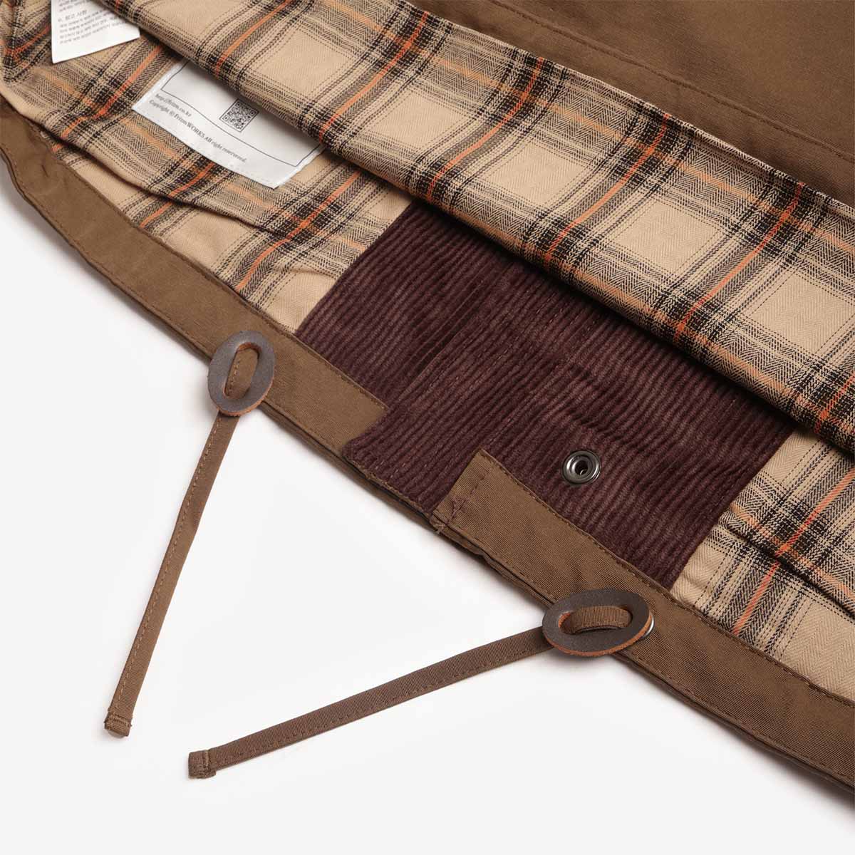 FrizmWORKS Heritage Hunting Jacket, Brown, Detail Shot 5