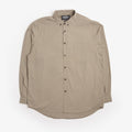 FrizmWORKS High Count French Shirt in Khaki Grey, front view