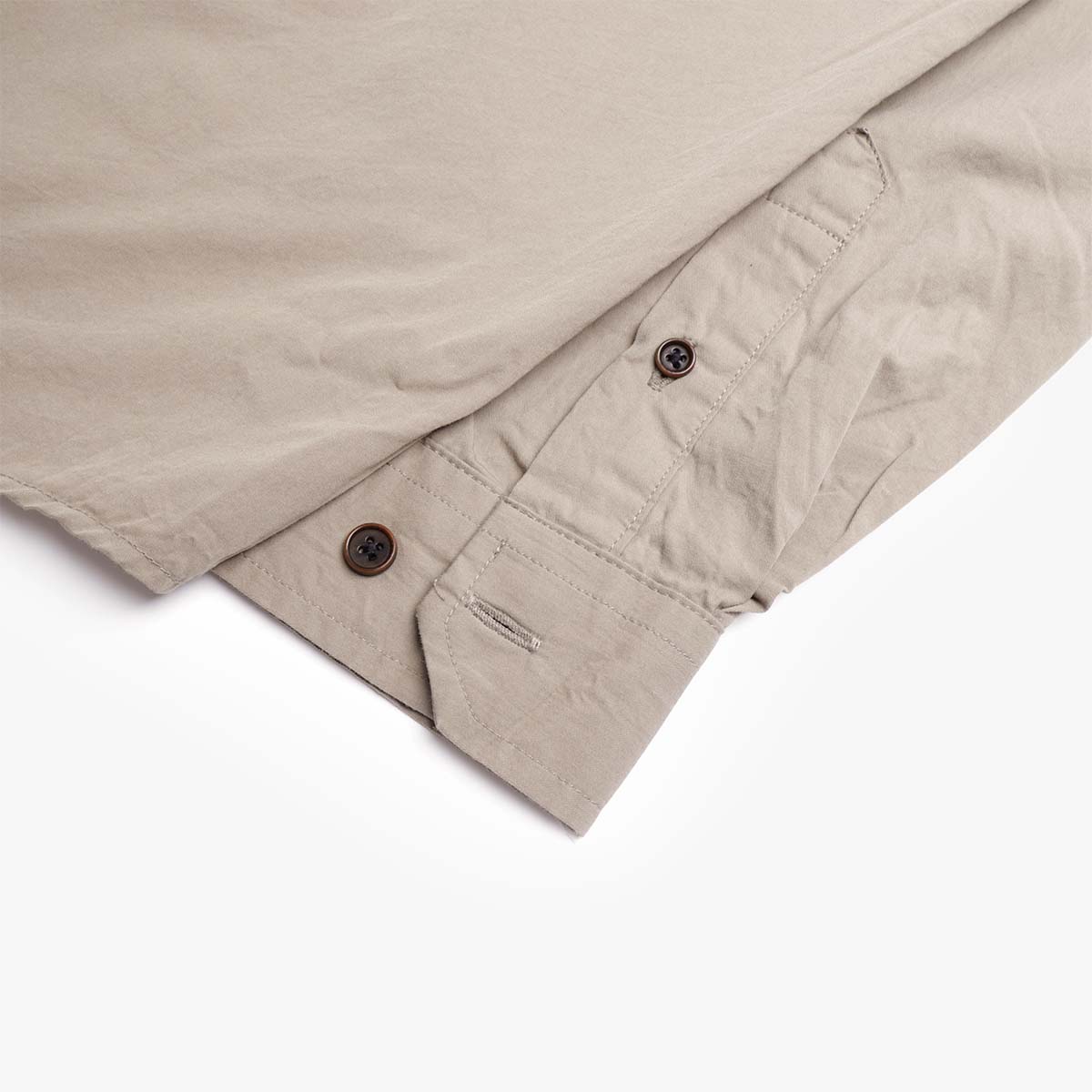 Buttoned cuff and hem detail, FrizmWORKS French Shirt