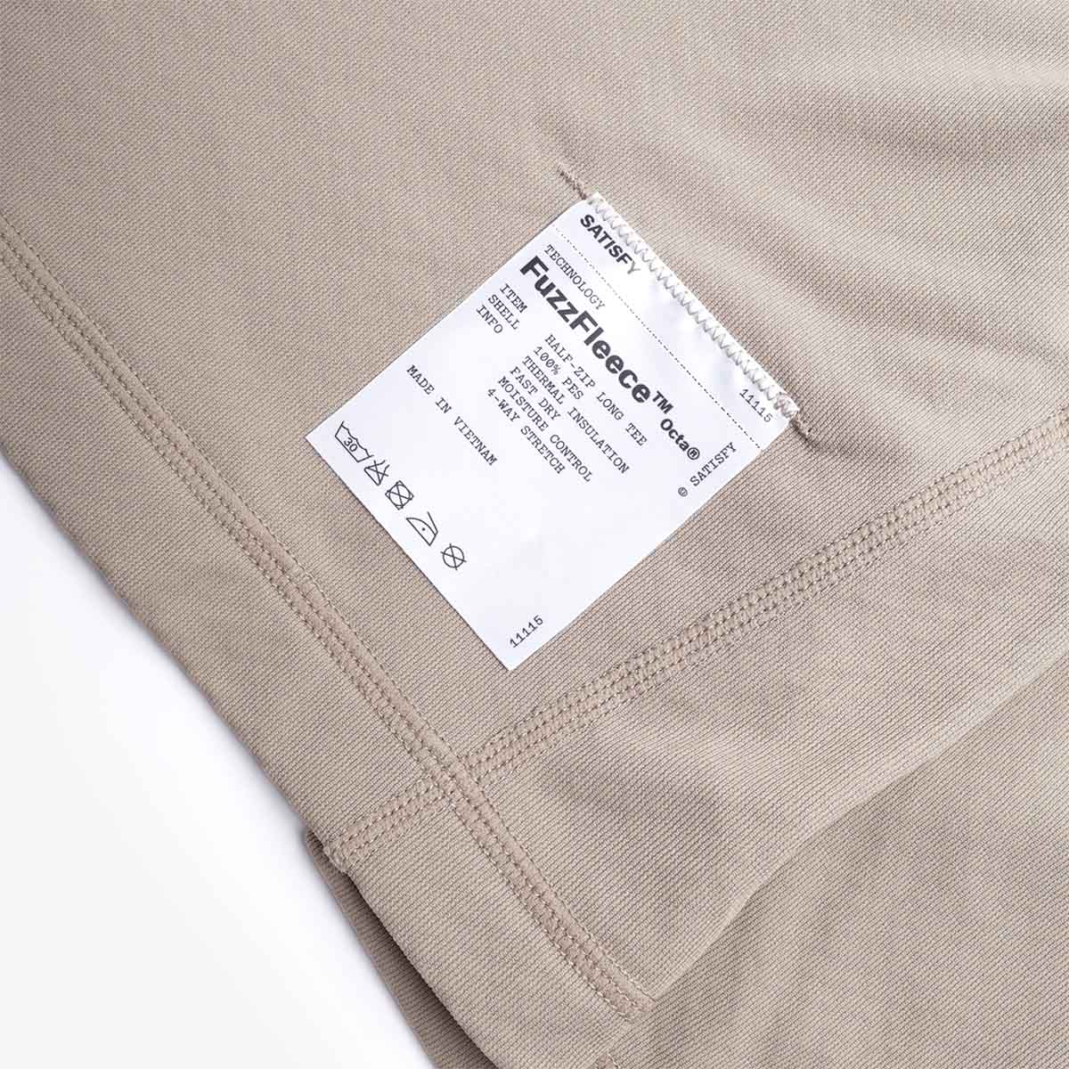 Folded hem with woven care label, FrizmWORKS French Shirt
