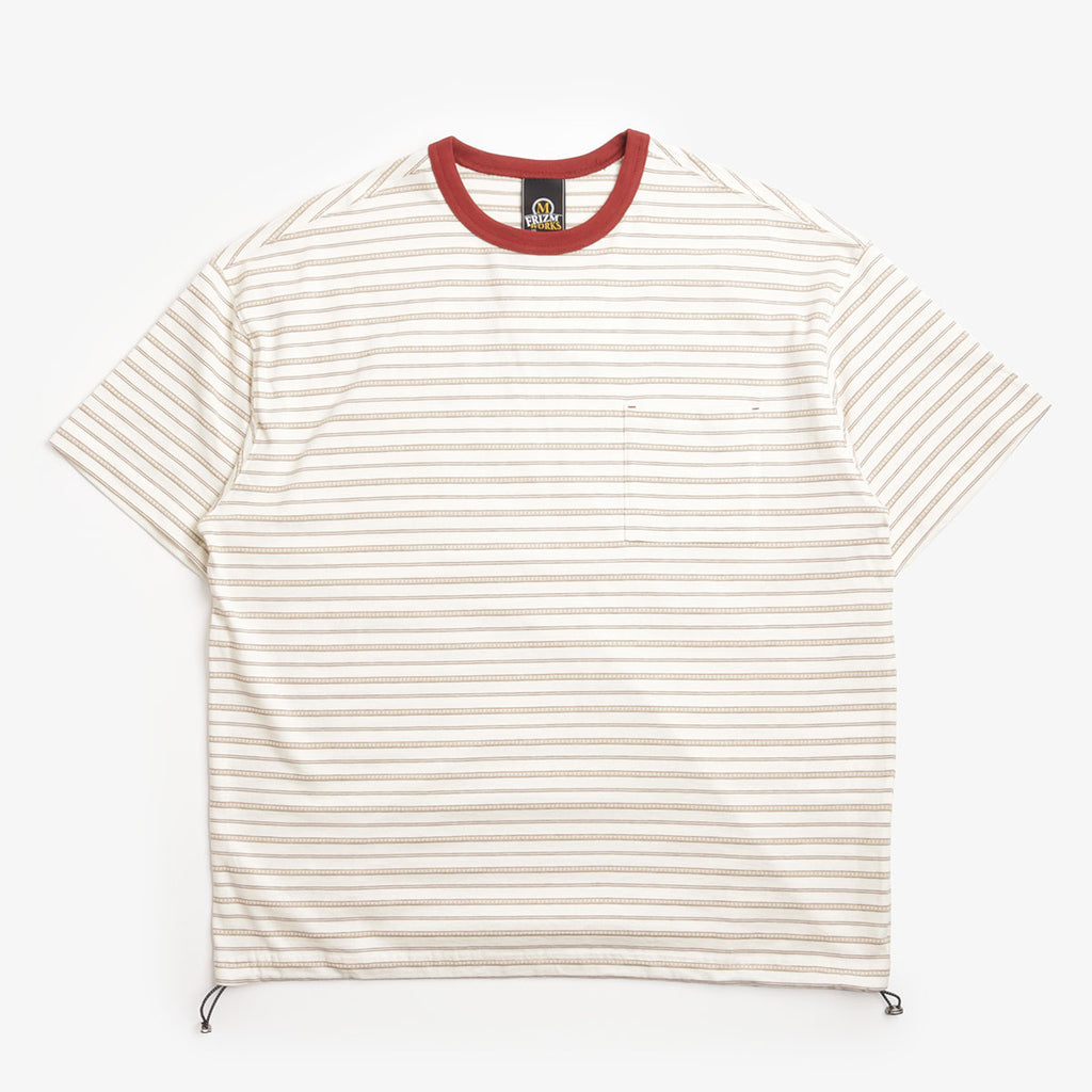 FrizmWORKS Jacquard Stripe Half Tee