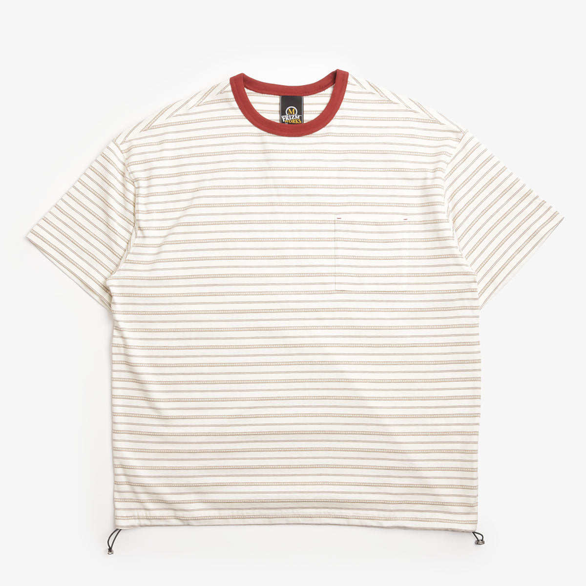 FrizmWORKS Jacquard Stripe Half Tee