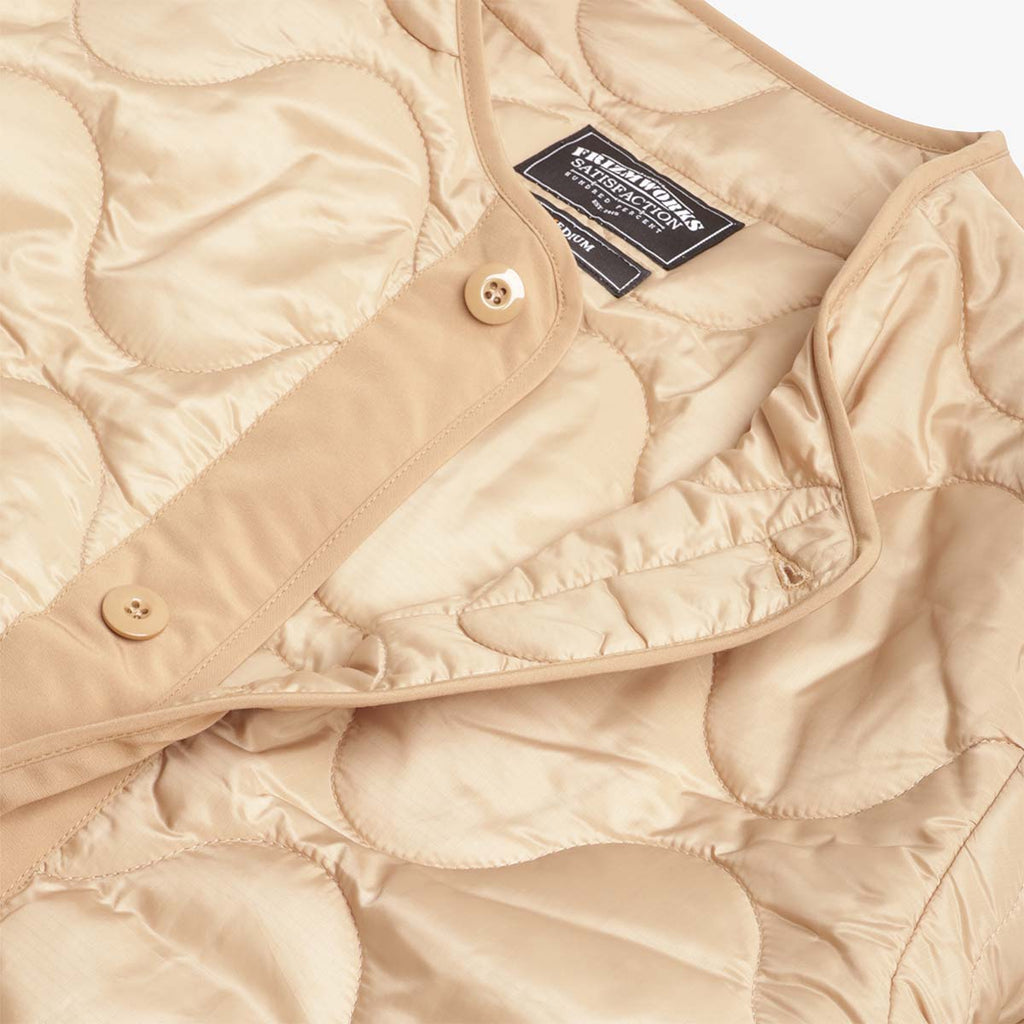 FrizmWORKS M1965 Field Liner Jacket, Tan, Detail Shot 4