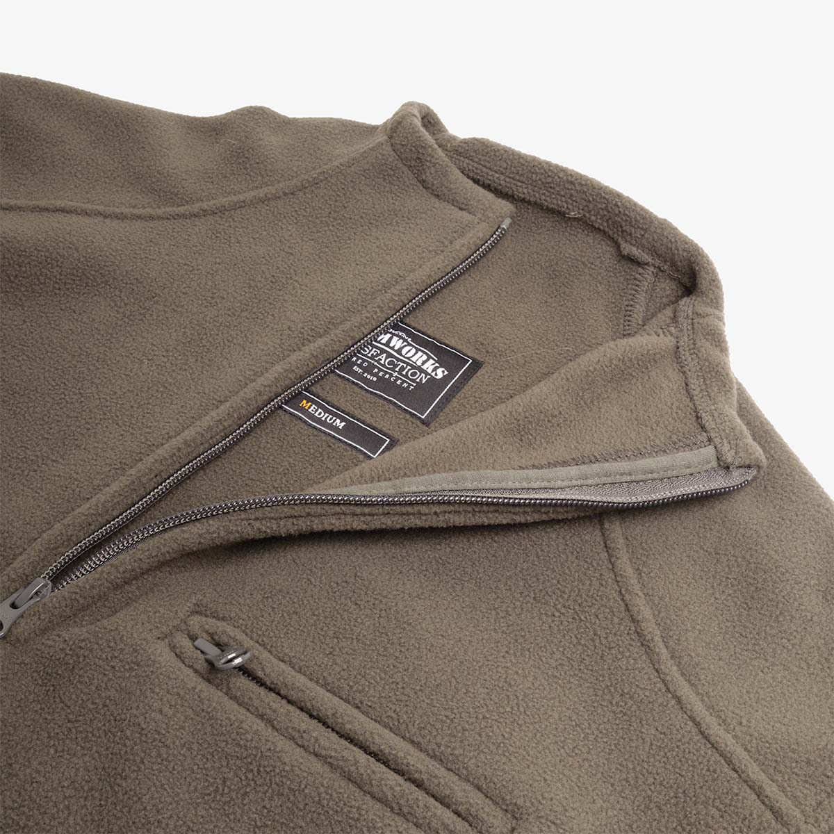 FrizmWORKS Mock Neck Fleece Anorak Parka