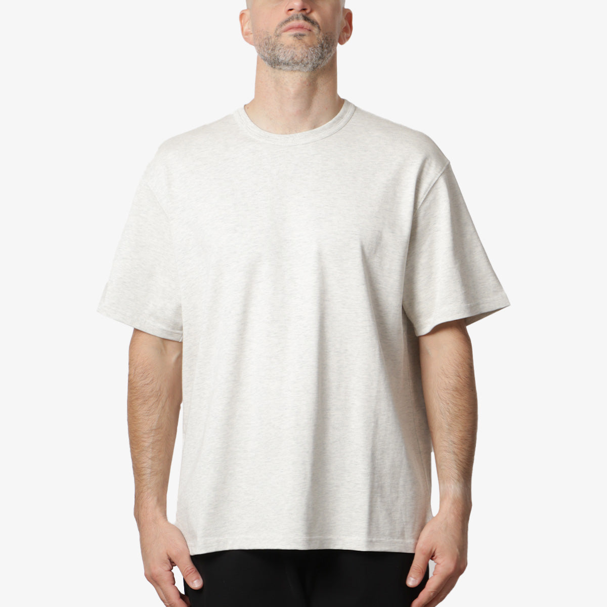 main FrizmWORKS OG Double Rib Oversized T-Shirt, Oatmeal, Detail Shot 1