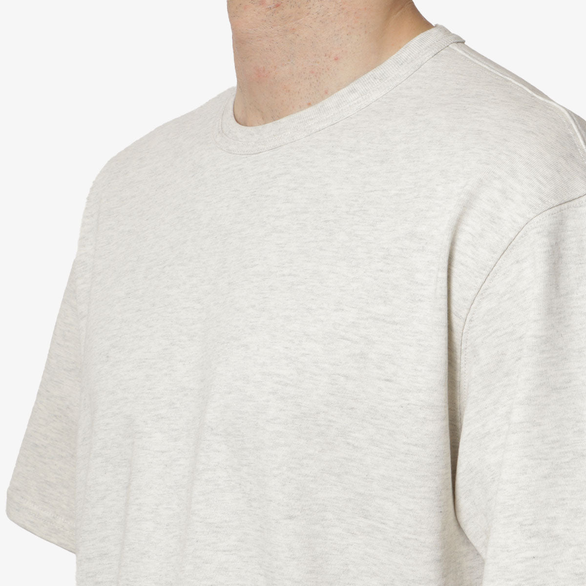 main FrizmWORKS OG Double Rib Oversized T-Shirt, Oatmeal, Detail Shot 2
