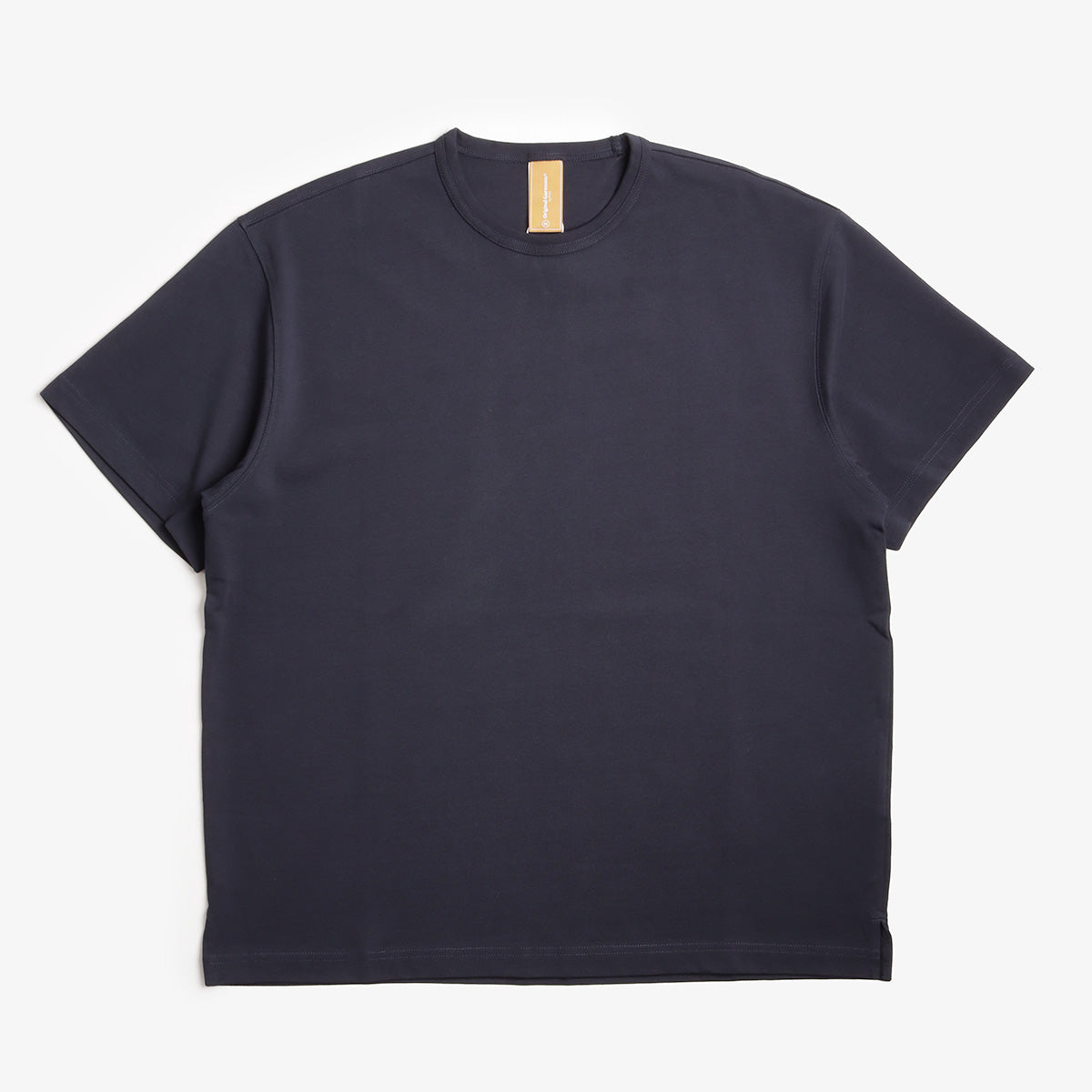 FrizmWORKS OG Double Rib Oversized T-Shirt, Navy, Detail Shot 1