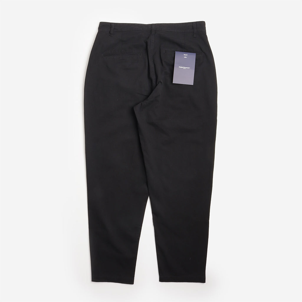 FrizmWORKS OG Haworth One Tuck Pant in Black, back view
