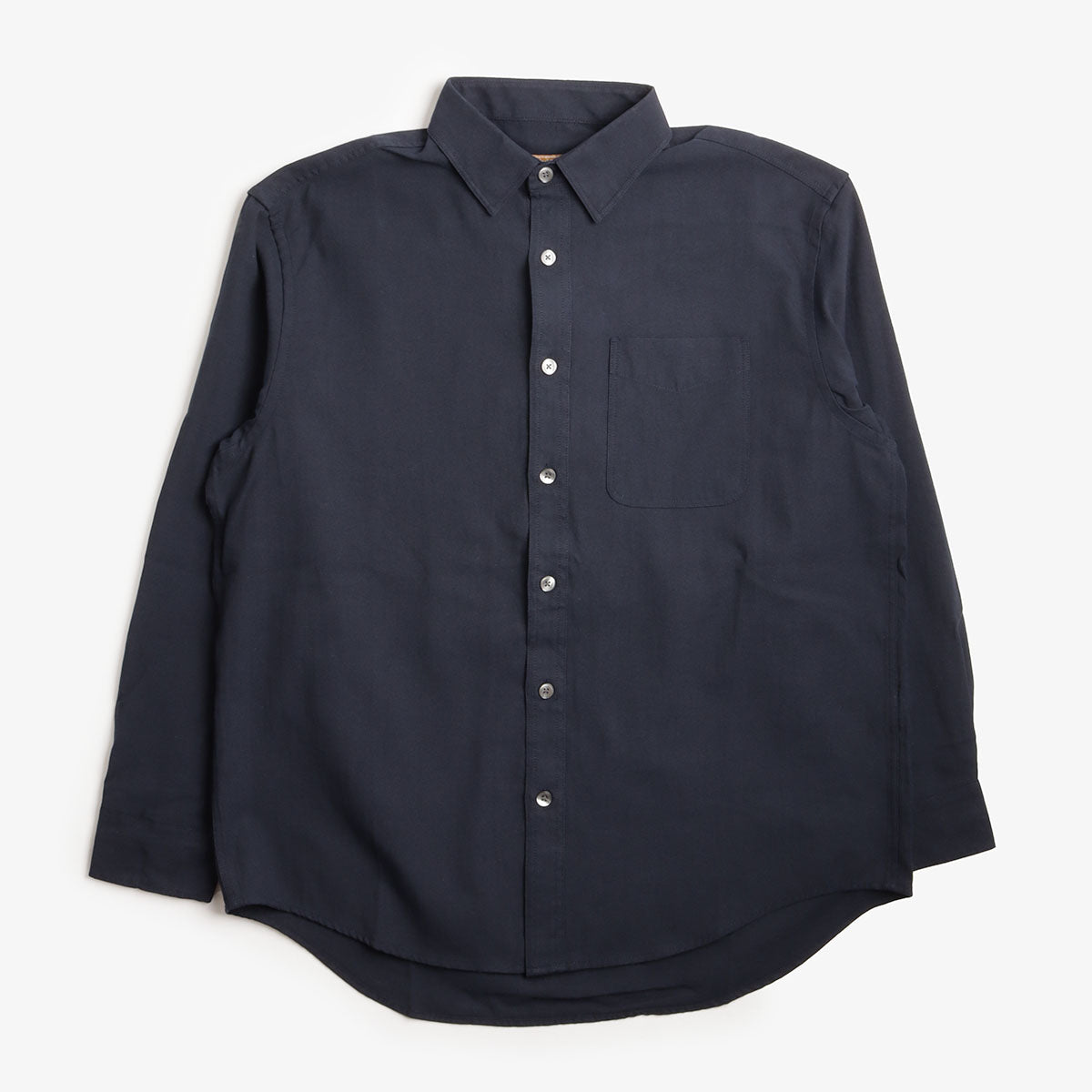 FrizmWORKS OG Oxford Oversized Shirt, Navy, Detail Shot 1
