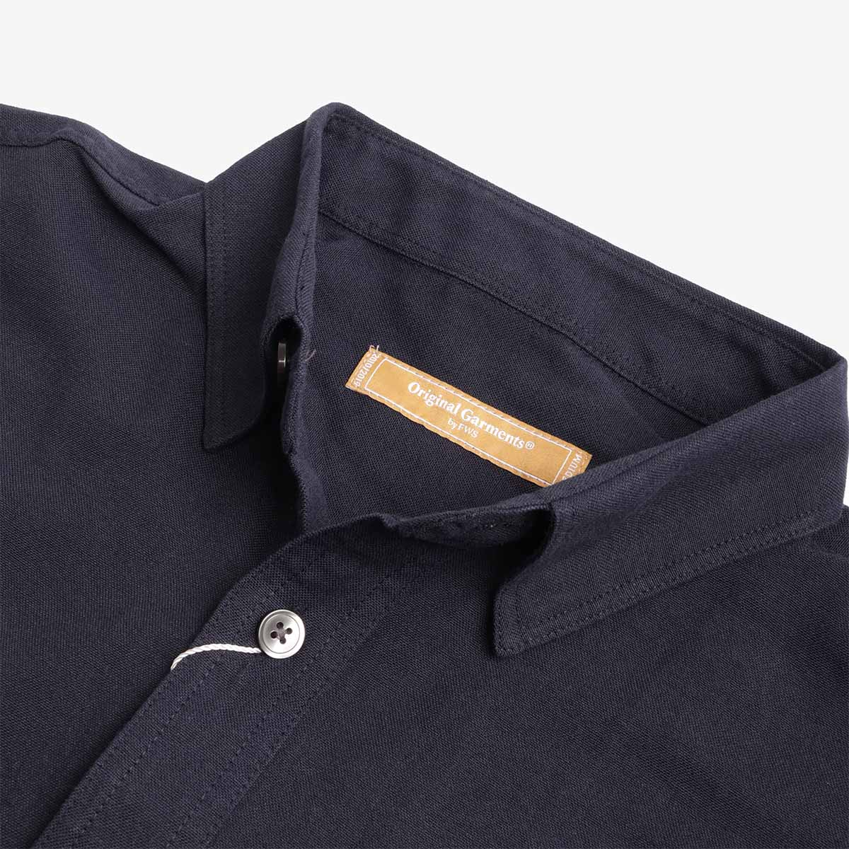 FrizmWORKS OG Oxford Oversized Shirt, Navy, Detail Shot 3