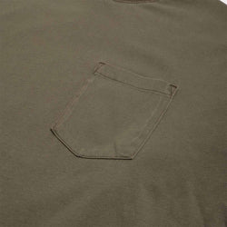 thumbnail FrizmWORKS Pigment Pocket Long Sleeve T-Shirt, Olive, Detail Shot 3