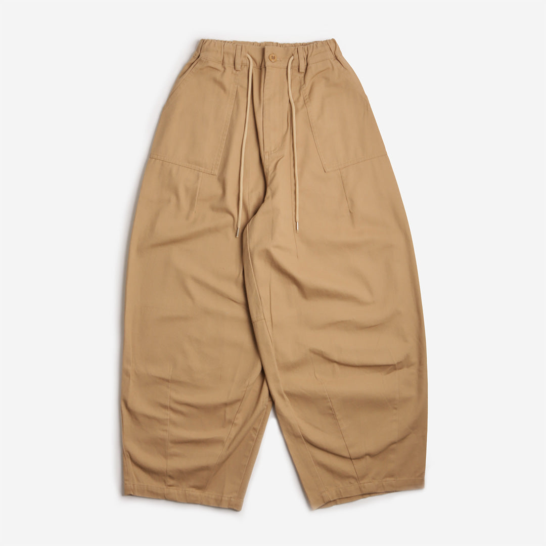 main FrizmWORKS Twill Balloon Pant, Beige, Detail Shot 1
