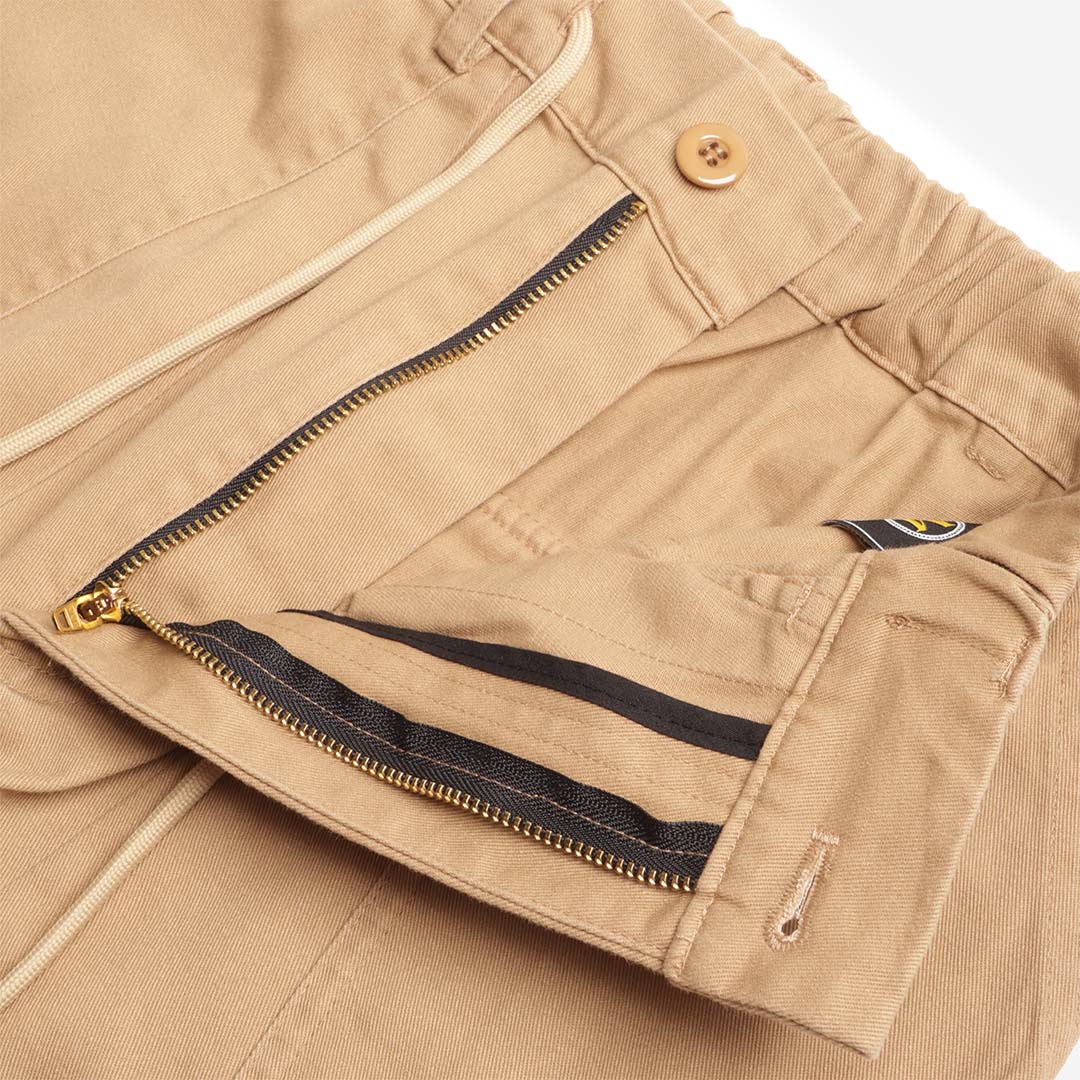 FrizmWORKS Twill Balloon Pant, Beige, Detail Shot 4