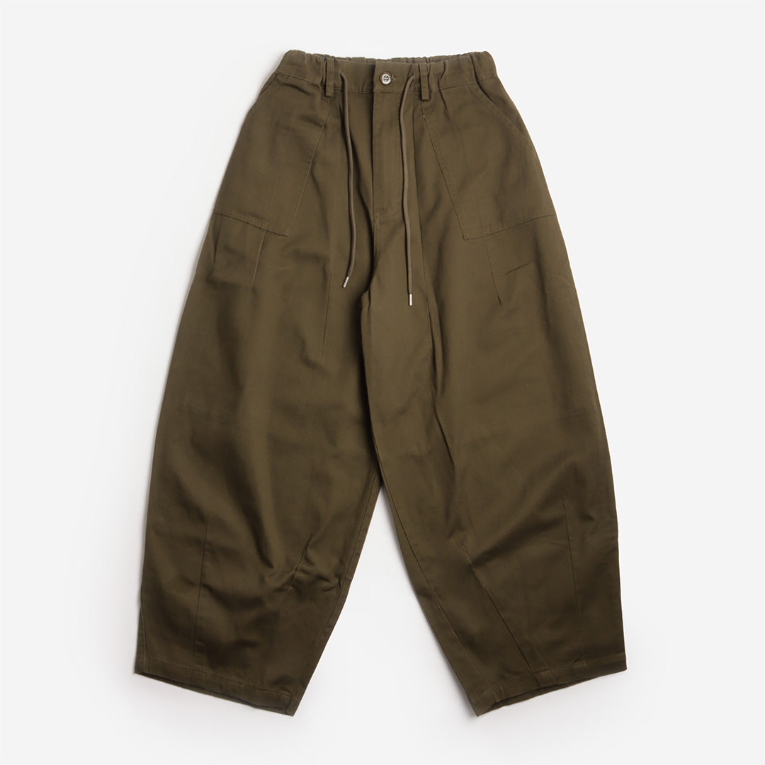 main FrizmWORKS Twill Balloon Pant, Olive, Detail Shot 1
