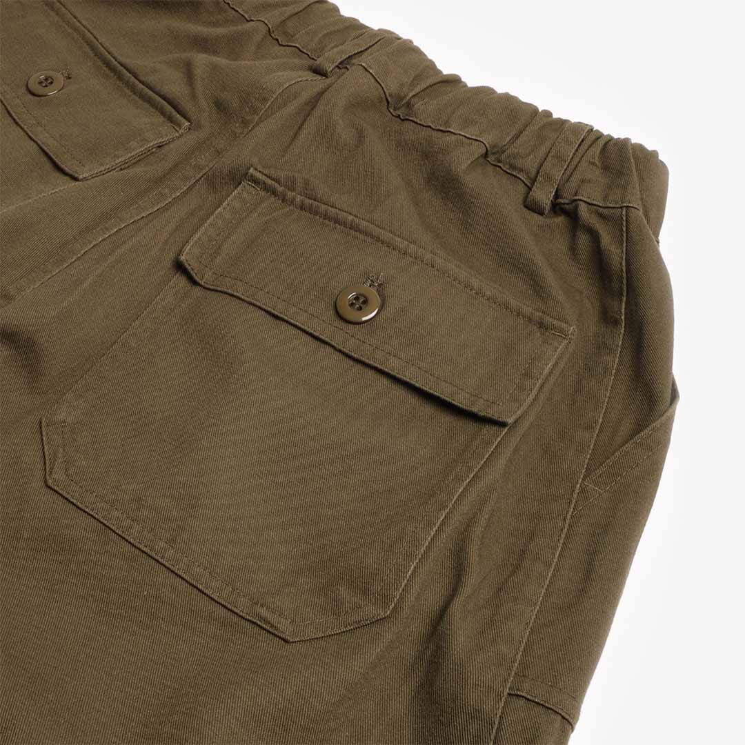 FrizmWORKS Twill Balloon Pant, Olive, Detail Shot 5