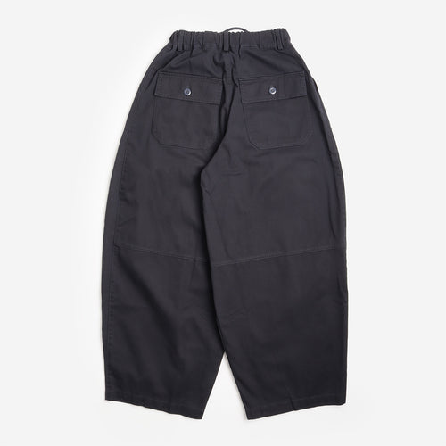 FrizmWORKS Twill Balloon Pant in Navy, back view