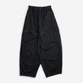 FrizmWORKS Twill Cargo Balloon Pants, Black, Detail Shot 1