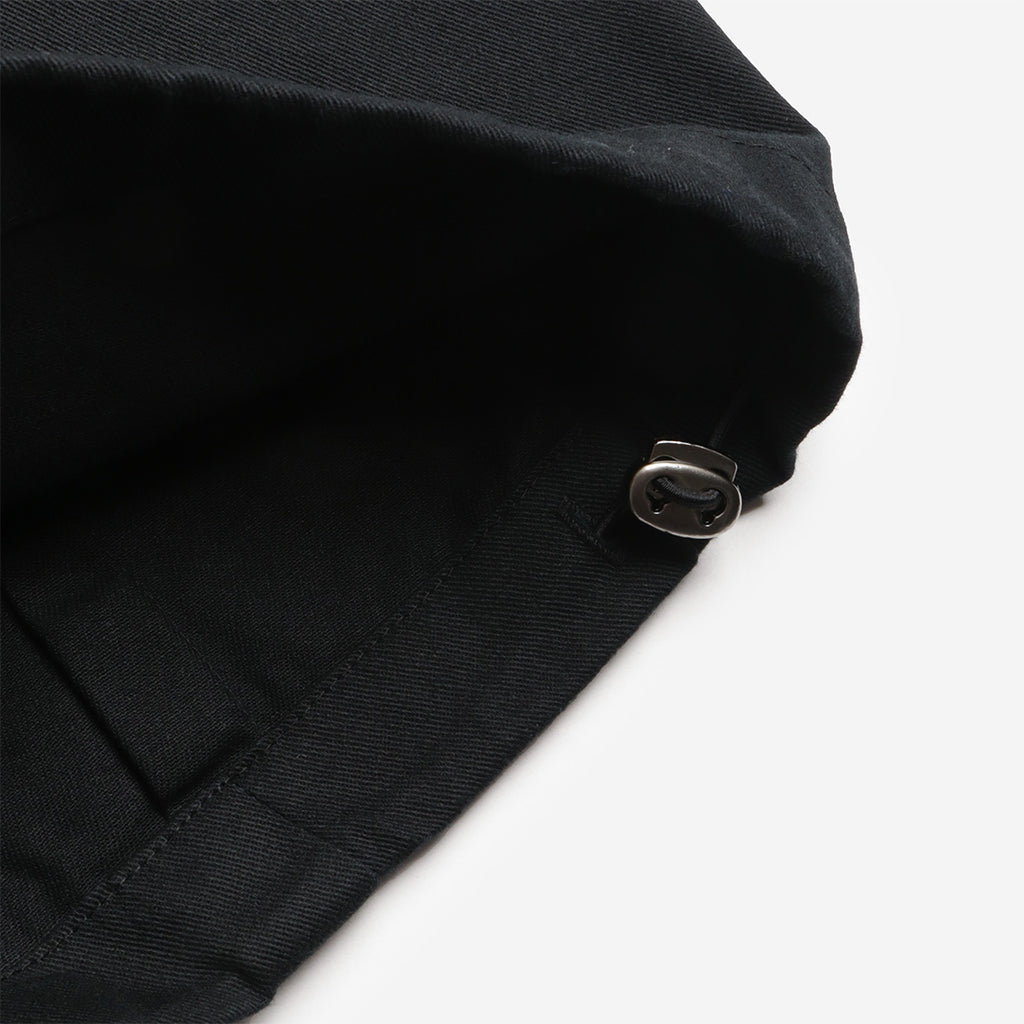 FrizmWORKS Twill Cargo Balloon Pants, Black, Detail Shot 3