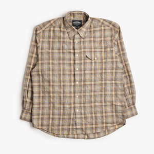 FrizmWORKS Uneven Check Shirt - Yellow