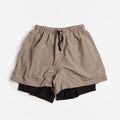 FrizmWORKS Mondrian Light Shorts, Mud, Detail Shot 1