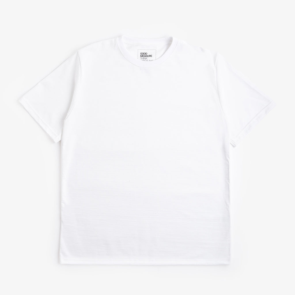 Good Measure M-4 Heavyweight T-Shirt, White, Detail Shot 1