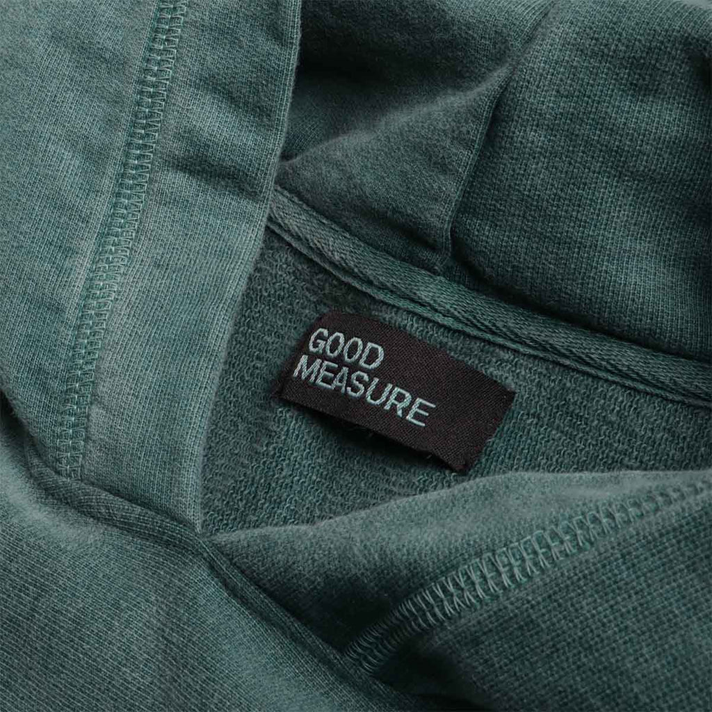 Good Measure M-20 Heavyweight Hooded Sweatshirt, Theresa Green, Detail Shot 3
