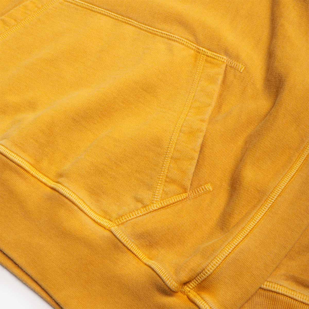 Good Measure M-20 Heavyweight Hooded Sweatshirt, Mellow Yellow, Detail Shot 2