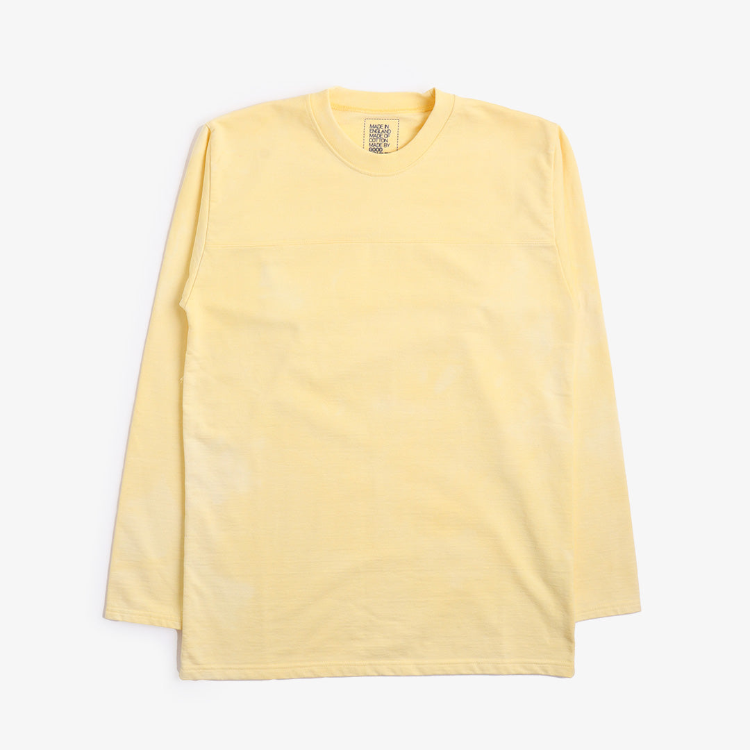 Good Measure M-5 Heavyweight Long Sleeve T-shirt, Limoncello, Detail Shot 1