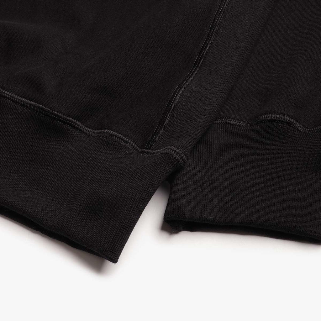 Good Measure M-21 Heavyweight Crew Neck Sweatshirt, Black, Detail Shot 3