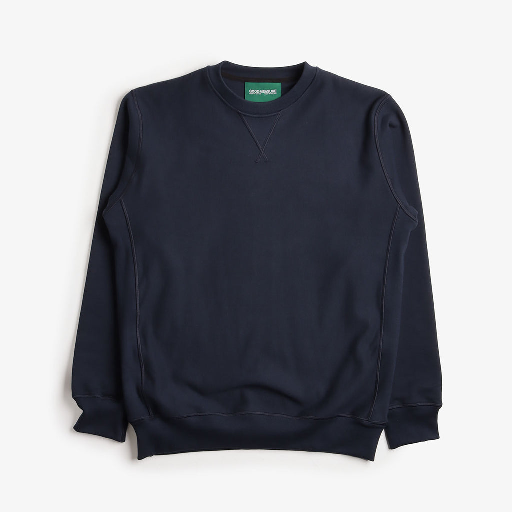 Good Measure M-21 Heavyweight Crew Neck Sweatshirt, Danish, Detail Shot 1