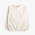 Good Measure M-21 Heavyweight Crew Neck Sweatshirt, Ecru, Detail Shot 1