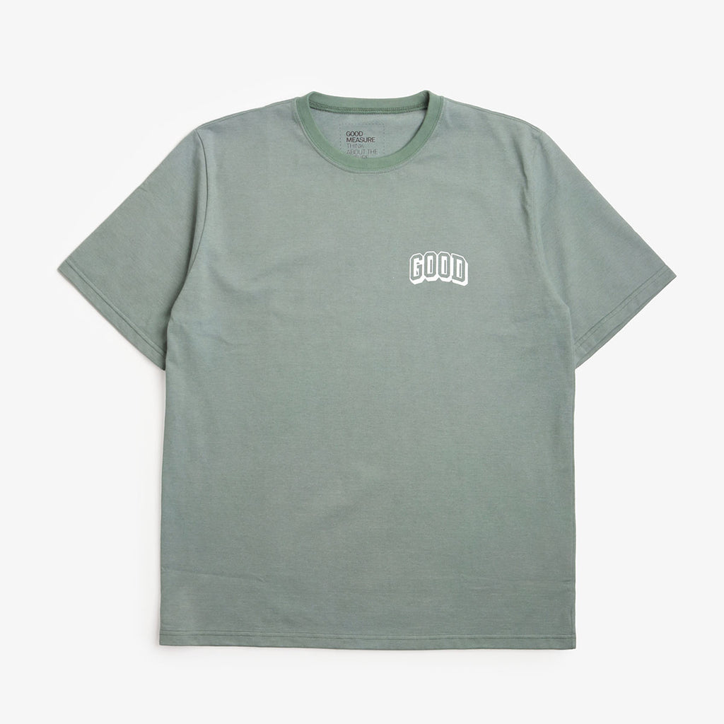 Good Measure "Riz" Logo T-Shirt in Junglist Green