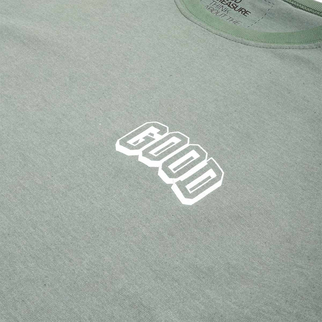 Good Measure "Riz" Logo T-Shirt in Junglist Green