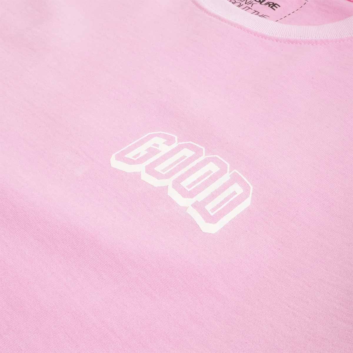 Good Measure "Riz" Logo T-Shirt in Pink Cadillac
