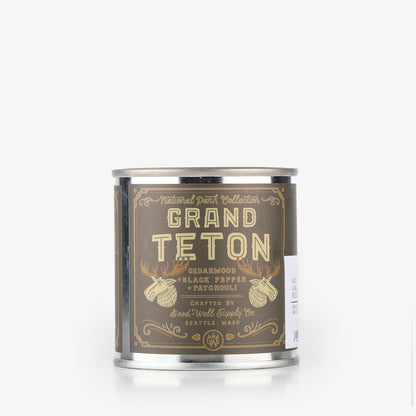 Good & Well Grand Teton National Park Candle, Grand Teton, Detail Shot 2