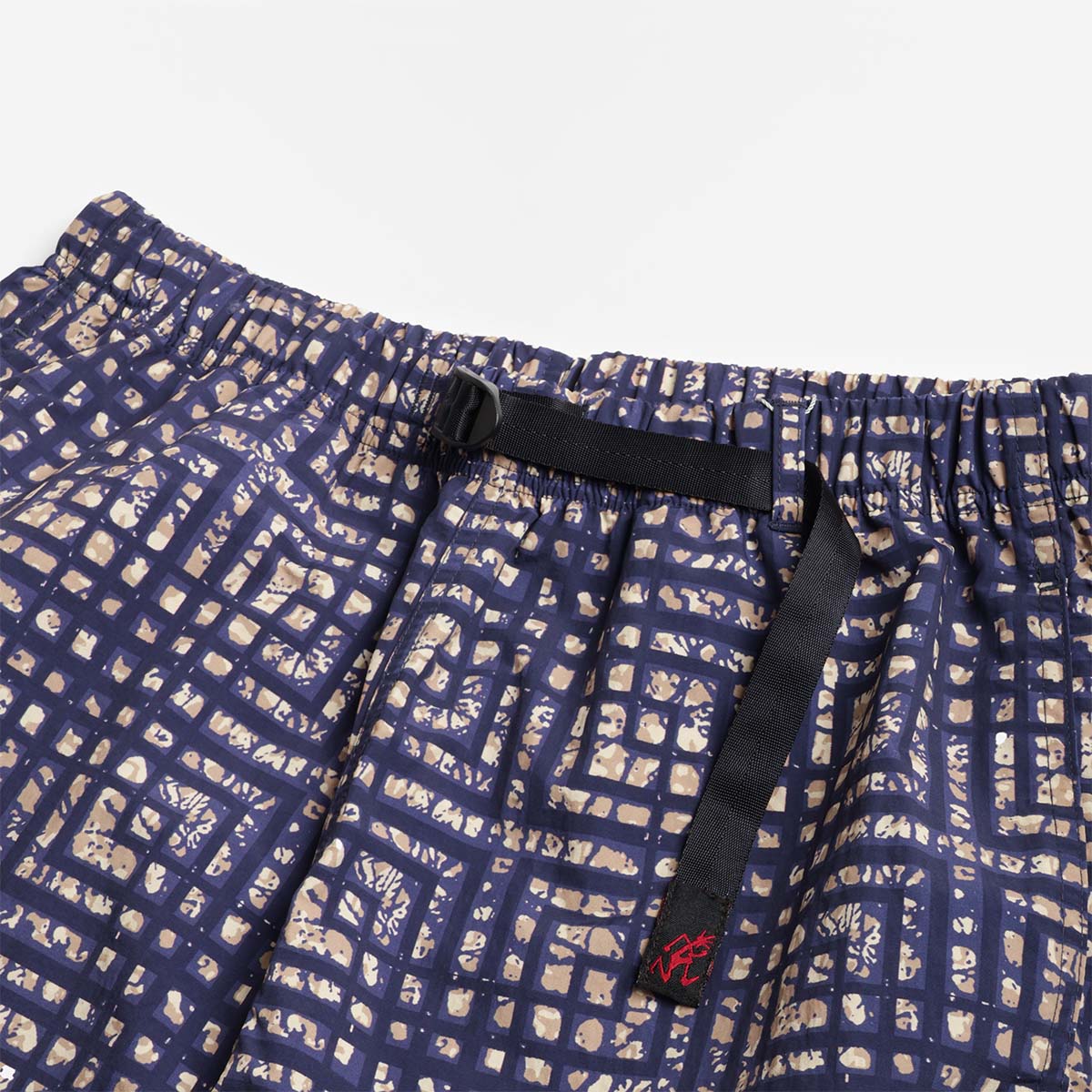 Gramicci Nylon Packable G-Shorts, Batik Navy, Detail Shot 2