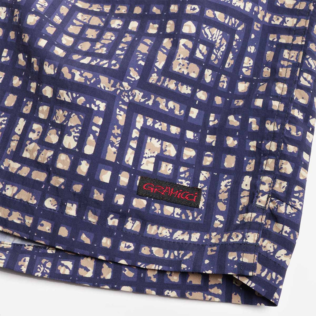 Gramicci Nylon Packable G-Shorts, Batik Navy, Detail Shot 3