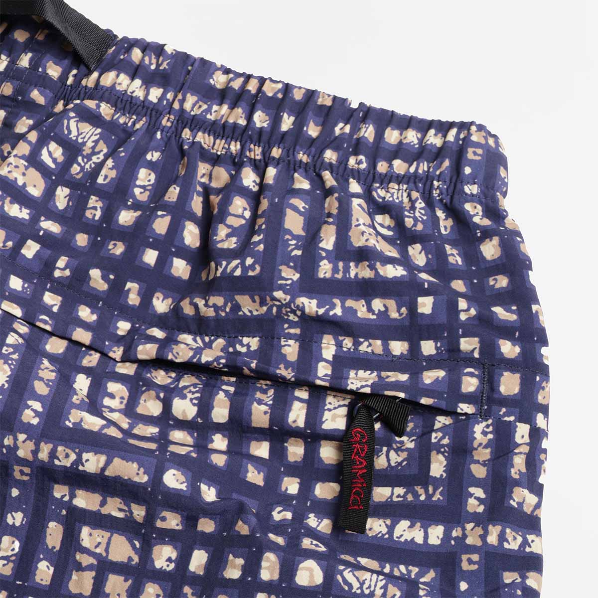 Gramicci Nylon Packable G-Shorts, Batik Navy, Detail Shot 5