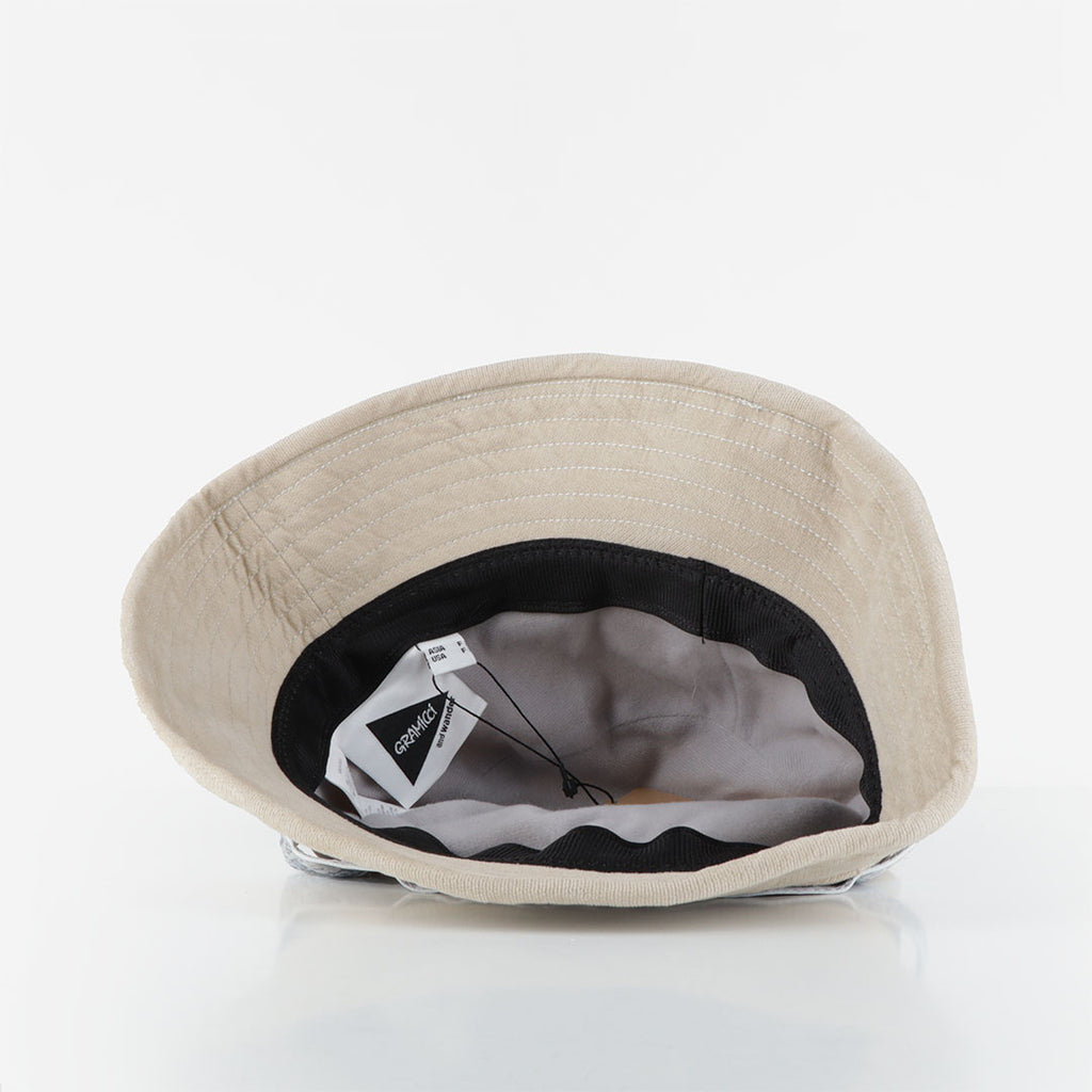 Gramicci x And Wander JQ Tape Corduroy Hat, Beige, Detail Shot 4