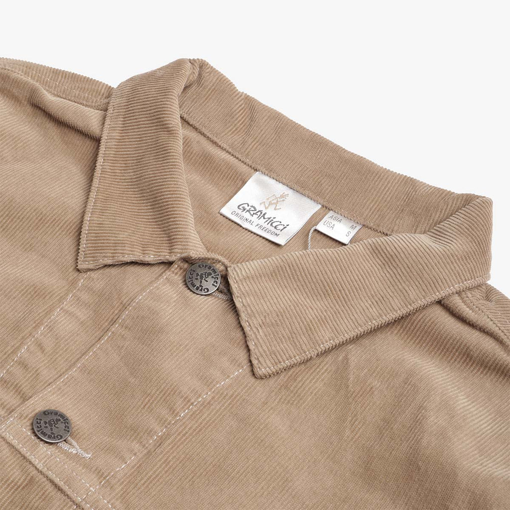 Gramicci Corduroy Trucker Jacket, Beige, Detail Shot 2