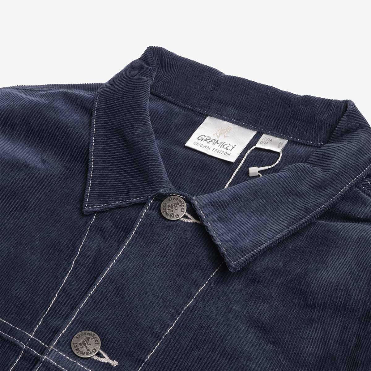 Gramicci Corduroy Trucker Jacket, Navy, Detail Shot 2