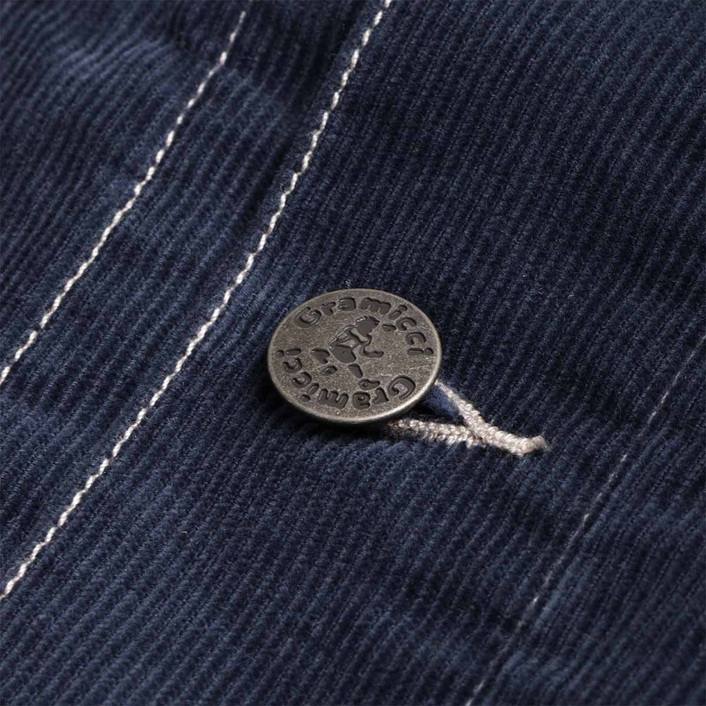 Gramicci Corduroy Trucker Jacket, Navy, Detail Shot 4
