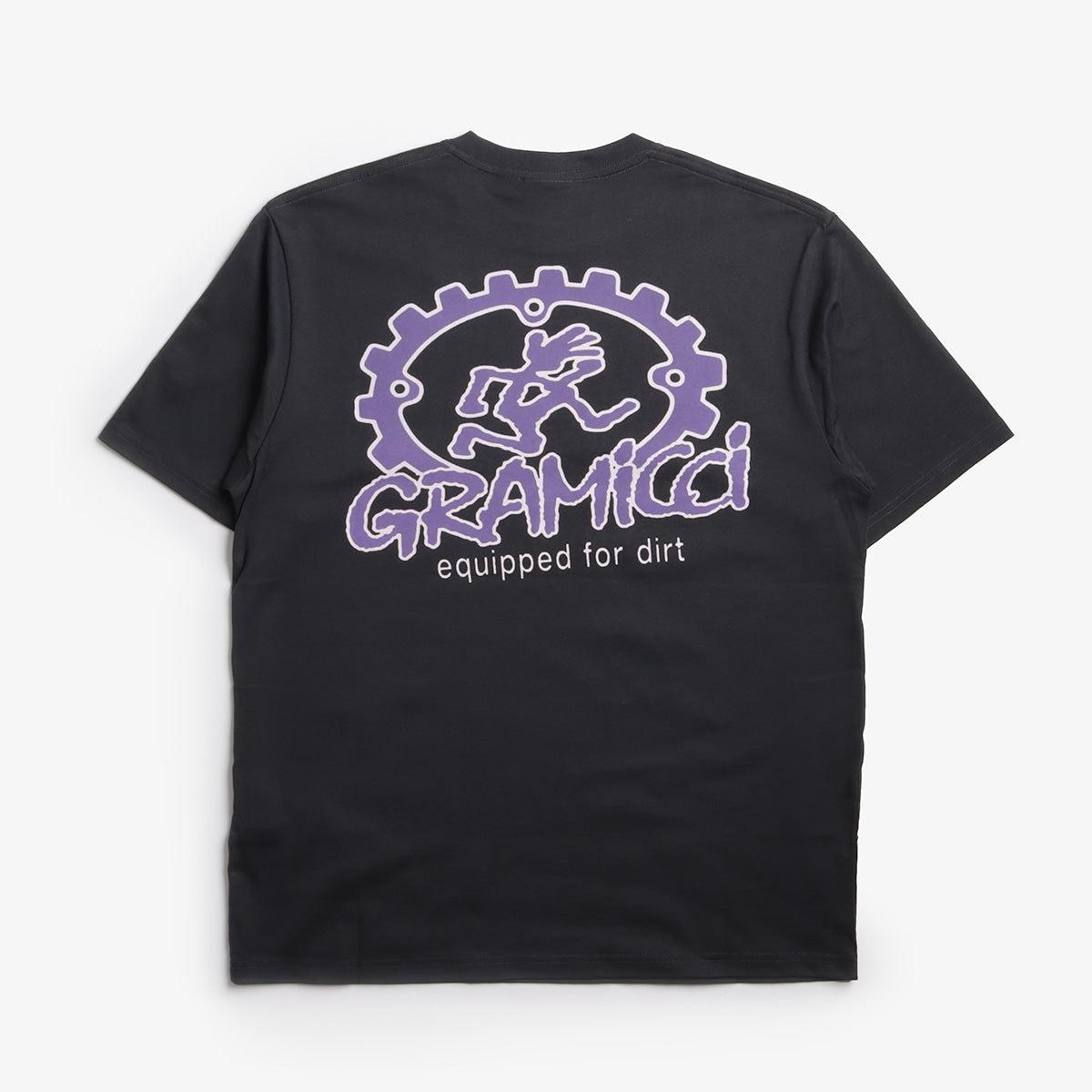 main Gramicci Equipped For Dirt T-Shirt, Black, Detail Shot 2
